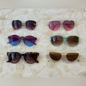 SIX HOT Stylish Women's Sunglasses Collection, unique, rhinestones! GORGEOUS